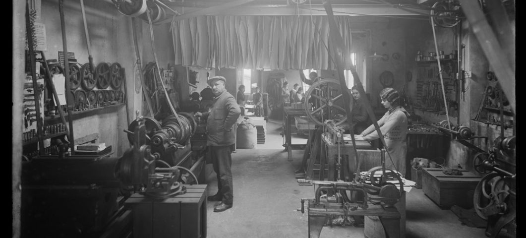 Nuova industria Forlivese Dell'Omo & Casadei, interni dello stabilimento