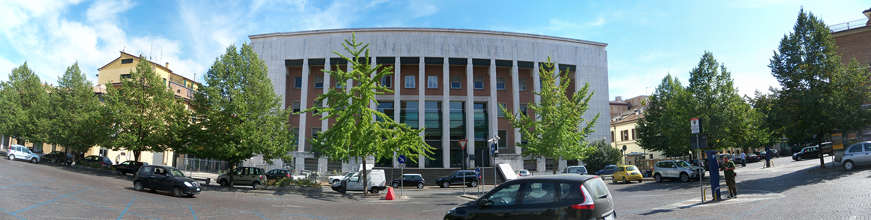 Palazzo di Giustizia, veduta d'insieme
